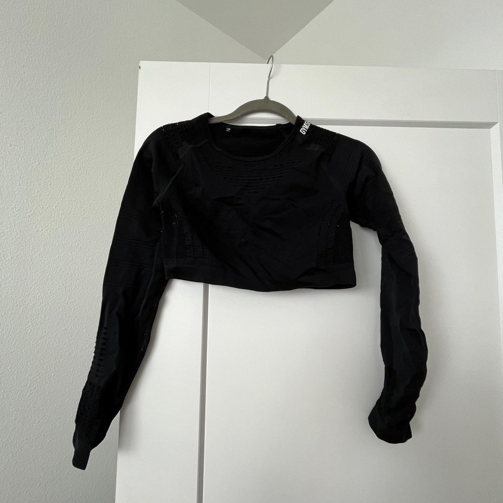 Gymshark black compression long sleeve
